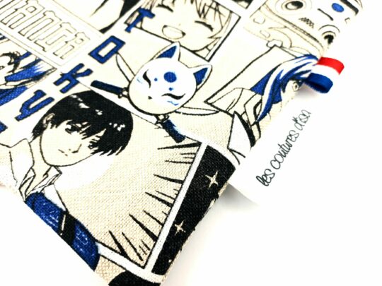 Pochette "Manga" bleue – Image 3